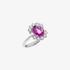 Classic pink sapphire ring