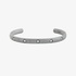 Men's bangle titanium with diamonds