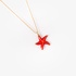 ''Starfish'' pendant red