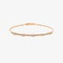 Bracelet with diamonds in yellow gold