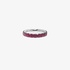 White gold ruby band ring