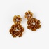 Long fashionable flower earrings