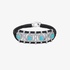 Van Den Abeele bracelet ''Olinda Turquoise '' black