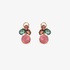 Precious short multy color tourmaline earrings