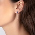 Modern thin chain earrings