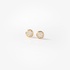 Round diamond stud earrings