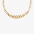 gold plain chain necklace