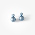 Titanium colored bead studs