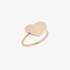 Gold heart shaped ring