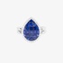Reversable white gold ring with sapphires and diamonds