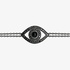 Black diamond evil eye bracelet