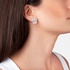 Big square diamond earrings