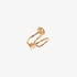 Ring in pink gold 18k, with diamonds