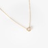 Gold pendant with diamonds big size