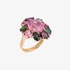 Gorgeous flower tourmaline ring