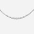 white gold tennis necklace with diamonds