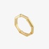 Χρυσό γεωμετρικό δαχτυλίδι gucci