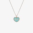 Heart enamel necklace "mom"