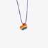 Rainbow heart pendant