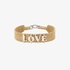 Van Den Abeele Bracelet ''Love'' color brass