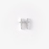 White gold cross studs with diamonds