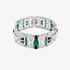 Art deco emerald and diamond bracelet