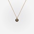 Gucci interlocking necklace with black onyx