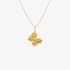 Gold butterfly pendant
