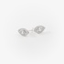 Small stud marquise shape earrings