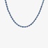 White gold tennis sapphire necklace