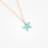 ''Starfish'' pendant turquoise
