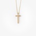 Diamond fine gold cross