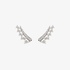 Σκουλαρίκια από λευκόχρυσο με διαμάντια