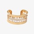 Pink gold bangle bracelet