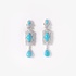 Impressive turquoise earrings