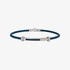 Men's blue steel bracelet