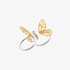 Δαχτυλίδι με χρυσή πεταλούδα