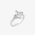 solitaire marquise diamond ring with side diamonds hearts