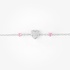 Chiara Ferragni silver bracelet with hearts