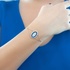 Lapis bracelet with diamonds