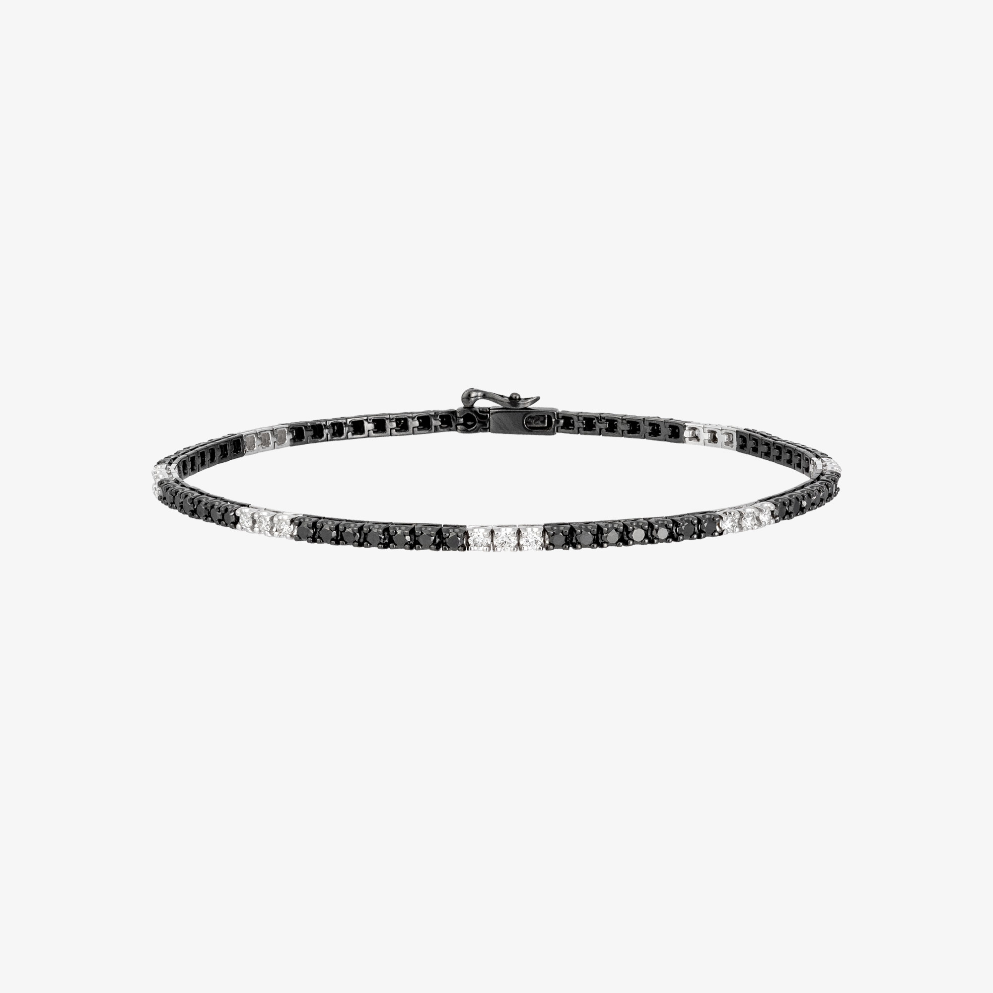 black-diamond-tennis-bracelet-venetia-vildiridis-e-shop