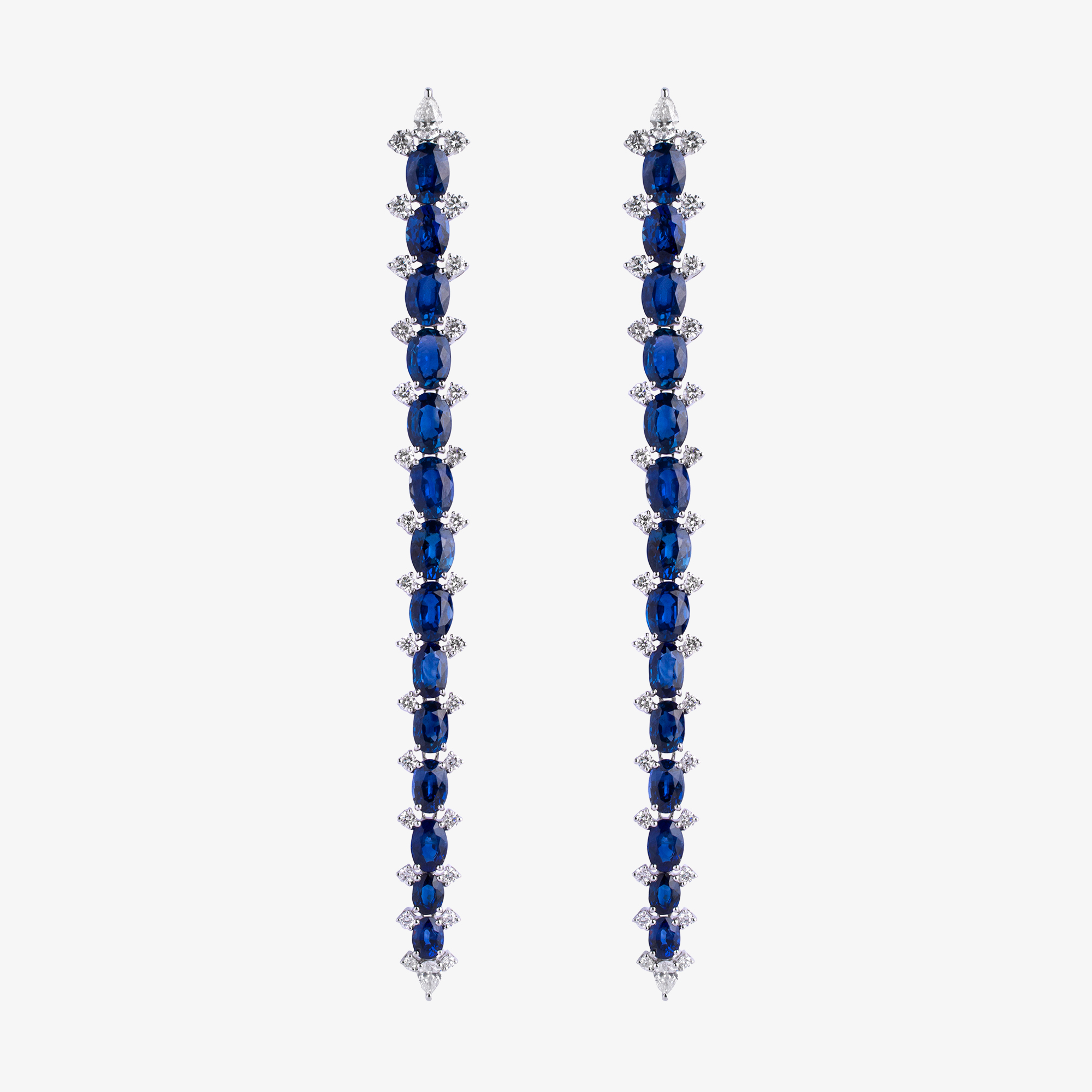 Long Sapphires Earrings Venetia Vildiridis E Shop