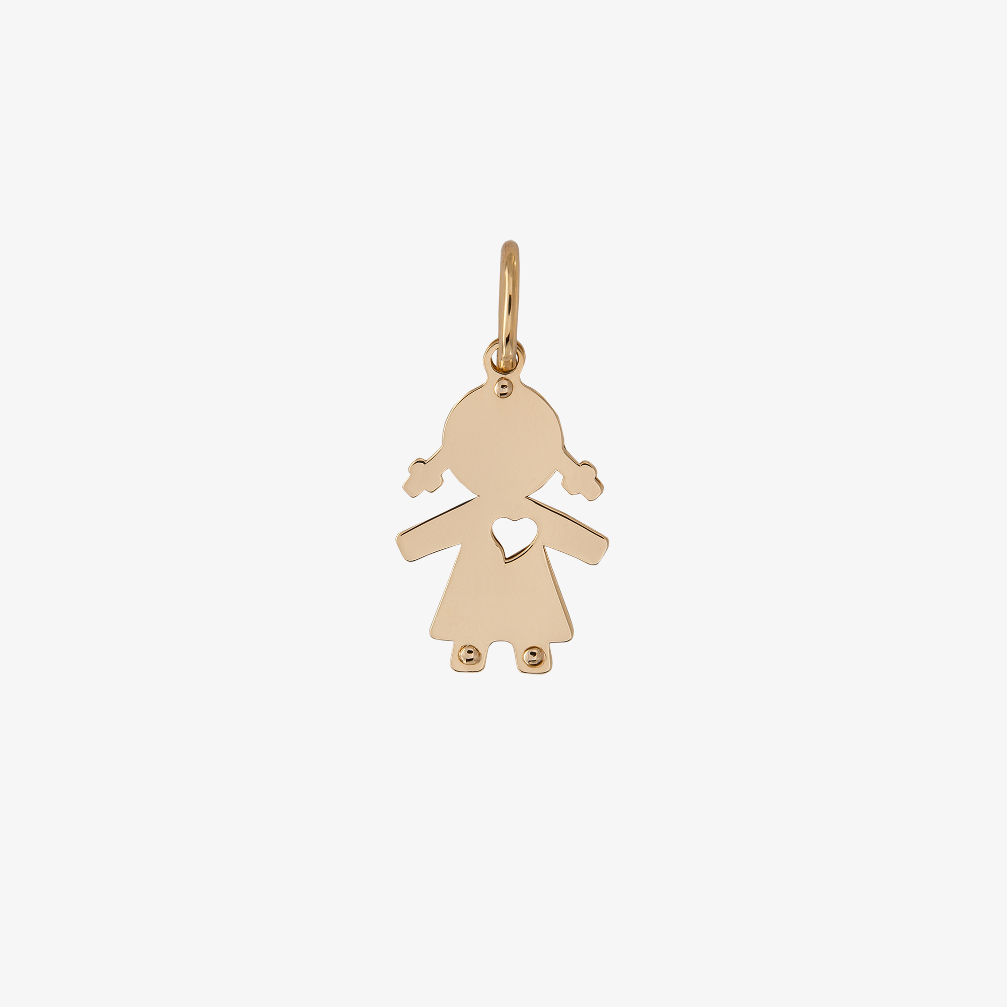 Gold little girl pendant Vildiridis