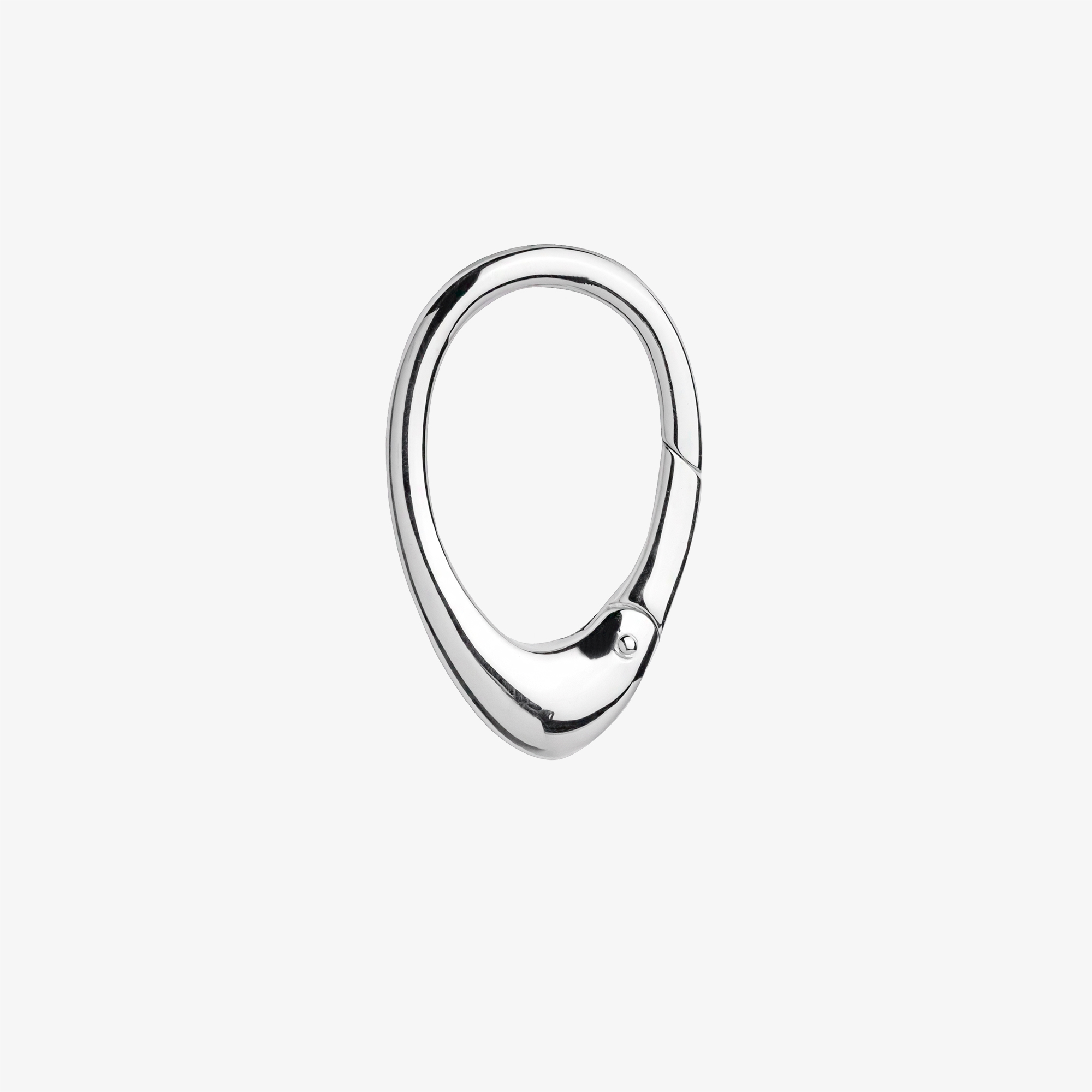 Silver keychain hoop Vildiridis